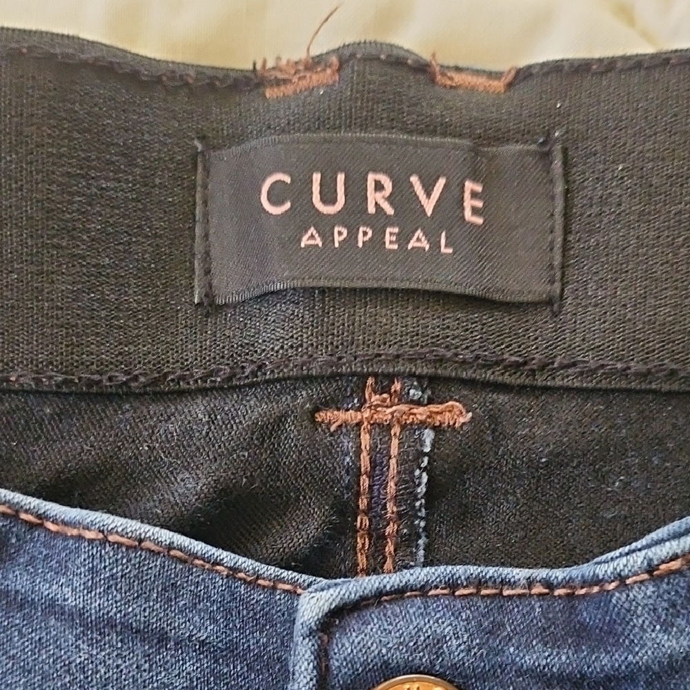 Curve Appeal Mid Rise Skinny Jeans with Comfort Waistband - Picture 3 of 7